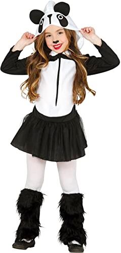 Fiestas GUiRCA Costume da Panda Vanitosa per Bambina M-(7/9 Anni)