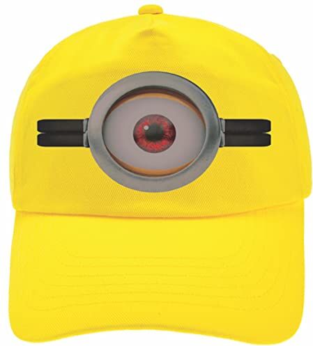 4sold Cappello Minion Occhiali Costume Cattivissimo Me Occhiali Occhiali (Kids Cap 1)