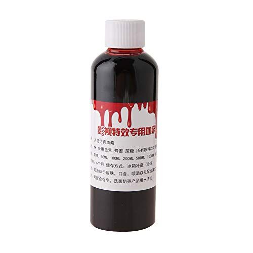 Rotekt sangue finto professionale,  Professional Fake Blood Speciale Halloween Wound Scars Zombie Fancy Make Up Sangue finto(03)