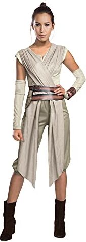 Rubie's Rubies 810668– Rey Deluxe Costume da adulti, Beige, Taglia L