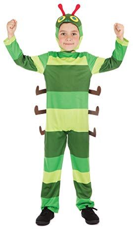 Bristol Novelty - Caterpillar (S) Costume da Bruco. Ragazzi, età: 4-6 Anni,