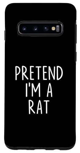 Pretend I'm A Rat Costume Funny Halloween Party Custodia per Galaxy S10 Pretend I'm A Rat Costume divertente Halloween Party Costume