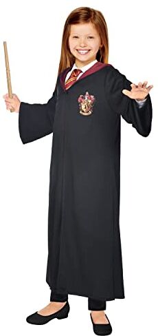 amscan Costume da bambino Hermione, Hogwarts, Harry Potter, Grifondoro, mago, maga, carnevale