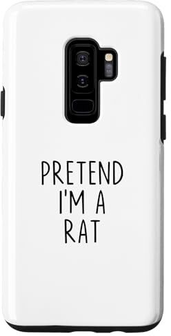 Pretend I'm A Rat Costume Funny Halloween Party Custodia per Galaxy S9+ Pretend I'm A Rat Costume divertente Halloween Party Costume