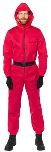 amscan 9915294 Costume da guardia standard unisex per adulti, con licenza ufficiale, taglia XS-XL, Rosso, M