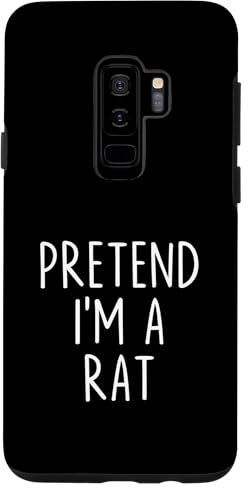 Pretend I'm A Rat Costume Funny Halloween Party Custodia per Galaxy S9+ Pretend I'm A Rat Costume divertente Halloween Party Costume