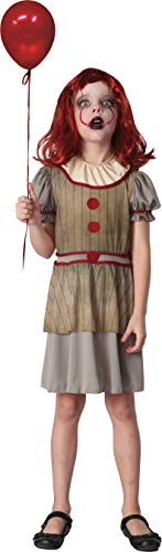 Ciao Horror Creepy Clown costume travestimento bambina (Taglia 7-10 anni)