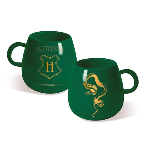 Harry Potter Tazza a forma di Serpeverde in scatola di presentazione, 315 ml – Prodotto ufficiale