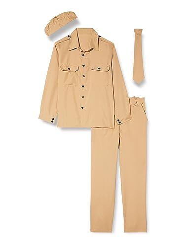 WIDMANN WDM Costume Per Adulti Soldato Ww2, Beige, XL