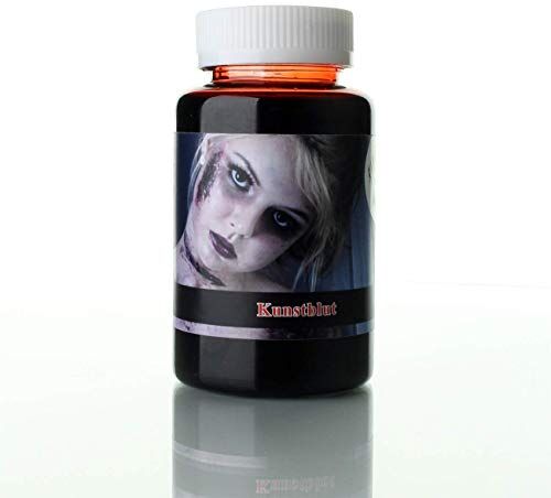 KING OF HALLOWEEN.DE Koh Fake Blood 250 ml Halloween Premium Film Sangue, Trucco da Zombie, Trucco da Vampiro, Sangue Finto, Carnevale