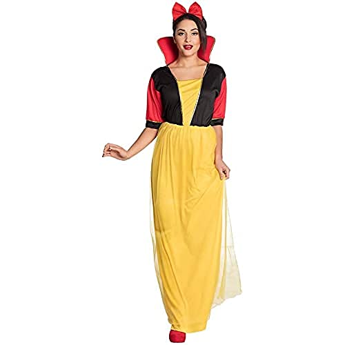 Boland - Biancaneve Costume Donna per Adulti, Giallo/Nero/Rosso, M, 83823