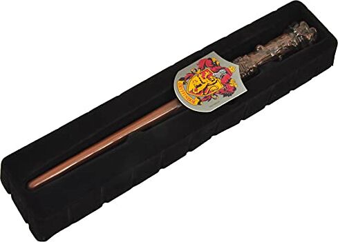 Ciao - Bacchetta Harry Potter (30cm) con Stemma Gryffindor in Scatola Clip, Colore Marrone,