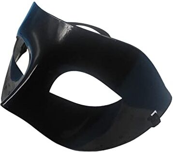 TempFoo Maschera Nera Uomo Maschio Adulto Donna Guerriero Mezza Faccia Maschere Veneziana Maschera Di Halloween Cosplay Decorazione Per Carnevale Feste Di Fine Anno Pasquale