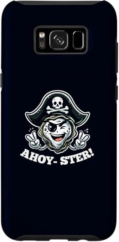 Seafood Lover Gift Pirate Party Shirts Custodia per Galaxy S8+ Ahoy-Ster! Divertente gioco di parole di ostriche pirata marinaio scherzo