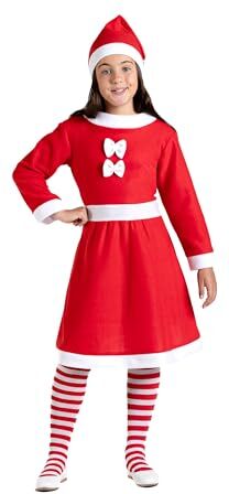 Ciao - Piccola Miss Natale costume travestimento bambina (Taglia unica 5-7 anni)