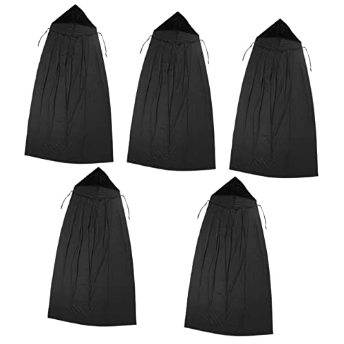 Adorainbow 5Pcs Costume Cavaliere Capo Di Halloween Per I Ragazzi Accappatoio Unisex Accappatoio Uomo Con Cappuccio Bambini Mago Mantello Strega Accappatoio Con Cappuccio Strega