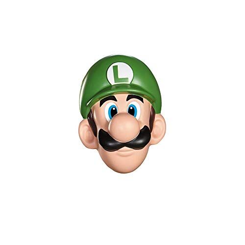 DISGUISE Super Mario Bros. Nintendo Maske, Verde/Bianco/Marrone, Taglia Unica, 13384