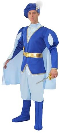 PEGASUS Costume Travestimento Principe Azzurro Adulto Di Carnevale  (XL)