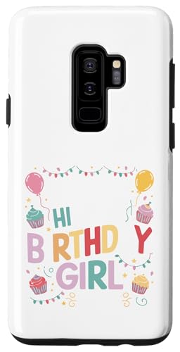 Unique Custodia per Galaxy S9+ Funny Kids It's Me Ciao, sono la festeggiata, sono io