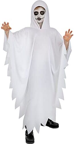 Funidelia Costume da fantasma per bambina e bambino Horror Costume per bambini e accessori per Feste, Carnevale e Halloween Taglia 3-6 anni Bianco