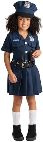 Dress Up America Ragazza agente di polizia costume Sassy vestito ufficiale di polizia