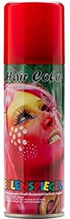 Eulenspiegel 819319 Vernice per capelli, colore rosso, 125 ml, carnevale, Halloween, festa a tema