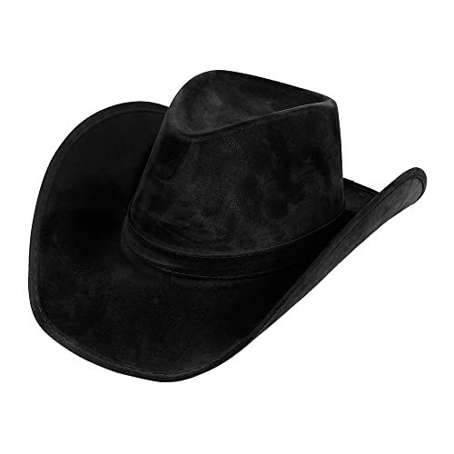 Boland Cappello Wyoming, look finta pelle, cappello da cowboy, Wild West, ranger, copricapo, costume, carnevale, festa a tema