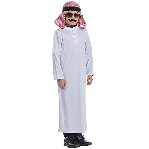 Dress Up America Costume di sceicco arabo per bambini
