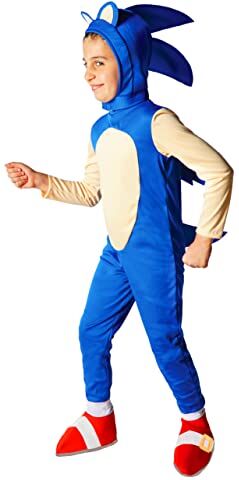 Ciao - Sonic the Hedgehog costume travestimento bambino originale SEGA (Taglia 5-7 anni)