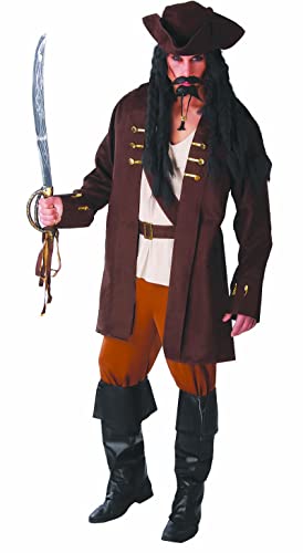 Fiestas GUiRCA Costume Uomo Pirata stile Capitan Sparrow 80512
