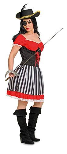 Folat Costume da pirata donne 2 pezzi taglia S-M