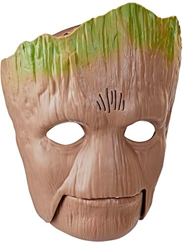 Marvel Hasbro Guardiani della Galassia Vol. 3 Maschera parlante di Groot, Maschera Supereroe, Giocattoli per Roleplay per Bambini e Bambine