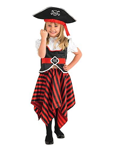 Rubie's Pirata Bambina 3-4 anni