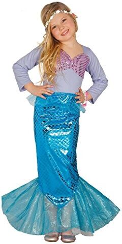 Fiestas GUiRCA Guirca – Costume da sirena, per bambine, taglia 10 – 12 anni, rif: