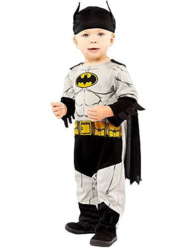 amscan Warner Bros  Costume classico da Batman, per bambini, 18-24 mesi, colore: grigio