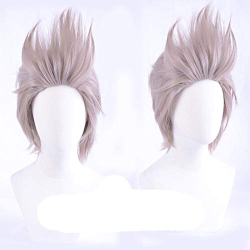 WERNG Final Fantasy XV Ignis Stupeo Scientia Parrucca capelli corti Halloween gioco di ruolo FF15 capelli + cappuccio parrucca