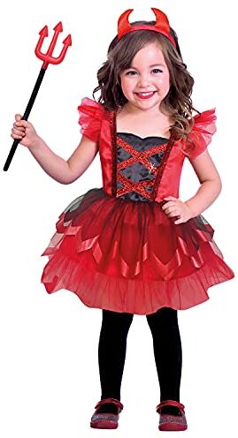 amscan Costume da diavolo per Halloween, 3-4 anni