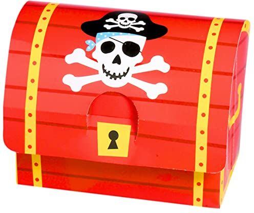 amscan FAVOR BOX:PIRATES TREASURE