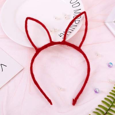 GJBXP Mickey Cat Ears Cute Headband Minnie Plush Hair Accessories Multicolor Styling Tool Headwear For Adult Child Party Selfie Rabbit Ears 6