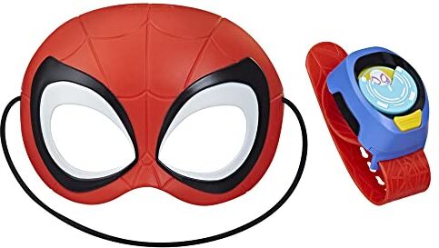 Marvel Hasbro Spidey e i Suoi Fantastici Amici, Set con Orologio Comm-Link e Maschera di Spidey, Giocattolo per Il Roleplay per età Prescolare, dai 3 Anni in su