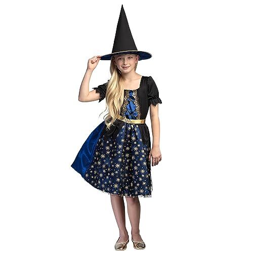 Boland Costume da strega magica per bambini, costumi di Carnevale per bambini, travestimento per Halloween, costume horror per Carnevale