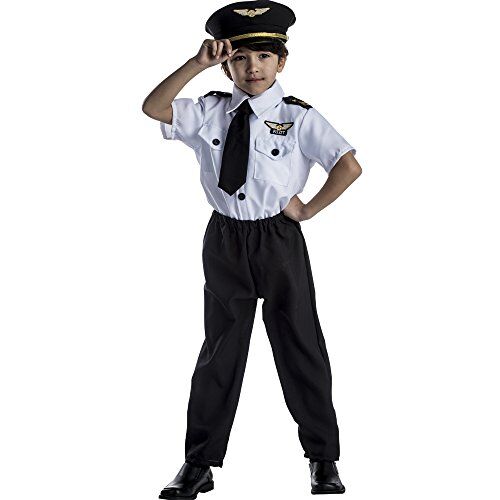 Dress Up America Deluxe Bambini Pilota Costume Set