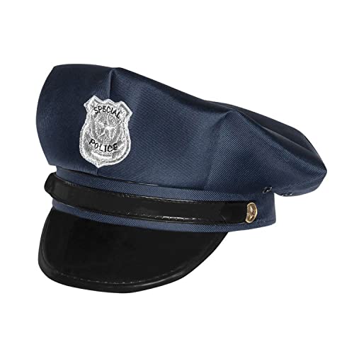 Boland – Cappello da poliziotto, cappello da polizia, sheriff, deputy, accessorio per costume, travestimenti, carnevale, feste a tema, Multicolore