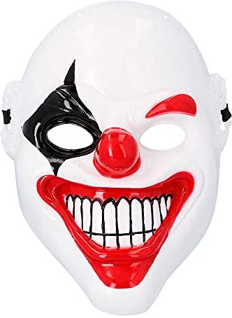 Boland Maschera horror clown, maschera facciale, killer, psico, accessorio, Halloween, carnevale, festa a tema