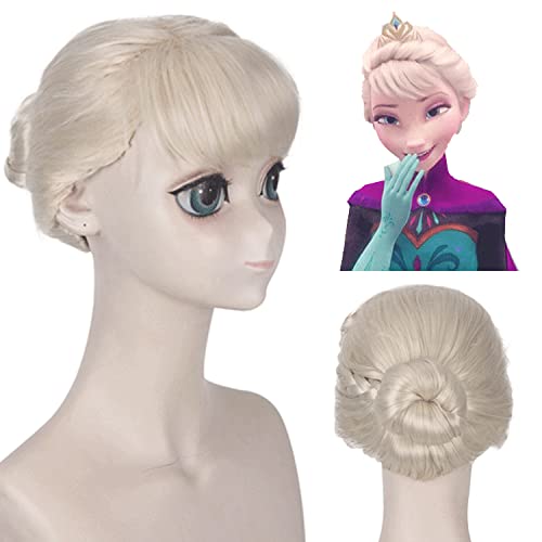 EQWR Halloween Fashion Christmas Party Dress Up Wig Cos Wig Frozen Aisha Princess Cos Styling Anime Wig 715