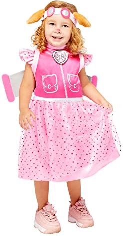 amscan Costume deluxe di Skye di Paw Patrol per Halloween, 4-6 anni, rosa