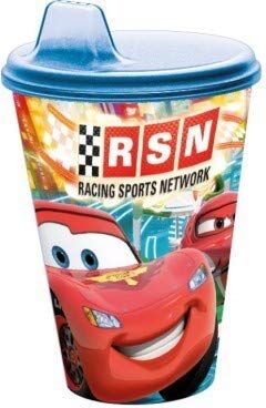 ALMACENESADAN 2138; Bicchiere Sipper Disney Cars; 430 ml; Prodotto in plastica Riutilizzabile; Senza BPA