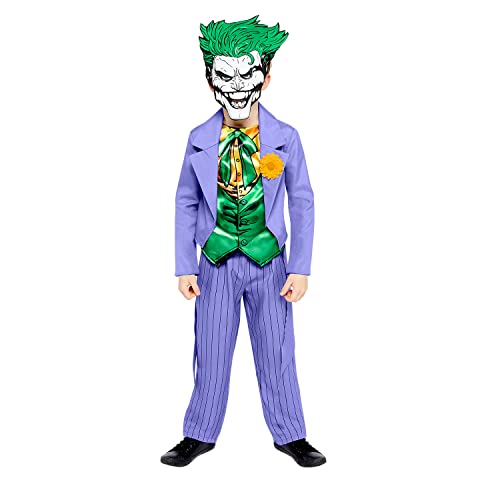 amscan (9907608) Child Boys Joker Comic Costume (8-10 Yrs)