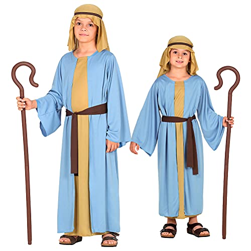 WIDMANN SHEPHERD" (tunic with long vest, belt, headpiece) (116 cm / 4-5 Years)