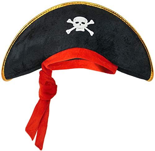 BALINCO Cappello da pirata per bambini Accessorio per costumi per bambine e bambini per Carnevale/Carnevale